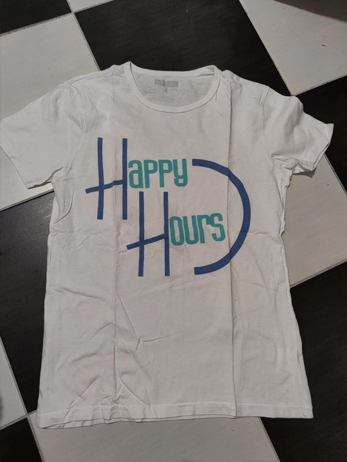 🌺 t-shirt garçon in extenso taille S