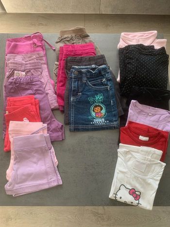 Lot vêtements fille 4 ans