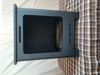 Cheminée bioéthanol sur pied rétro - HOME.OM