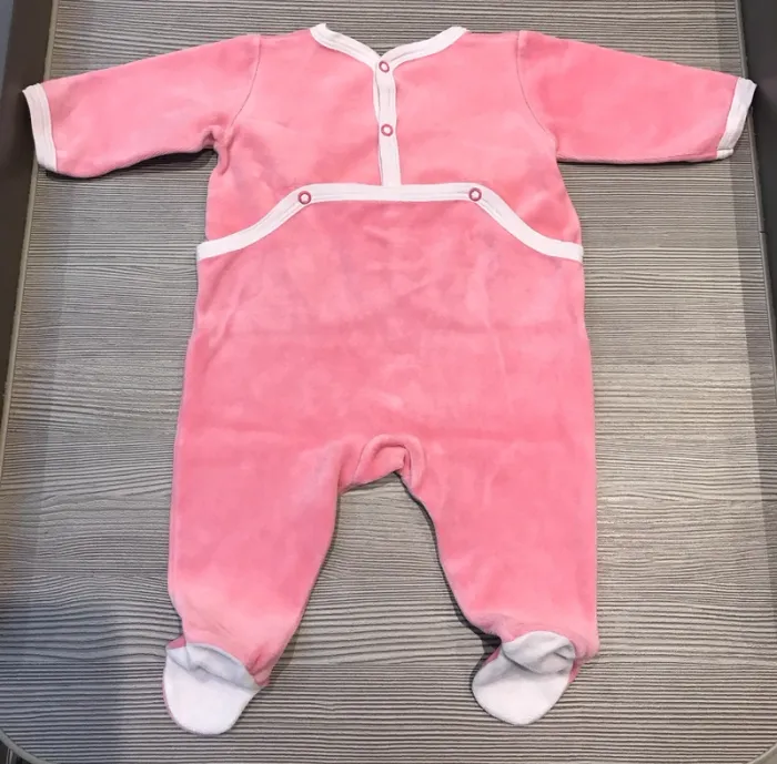 Pyjama velours 3 mois Petit Bateau - photo numéro 5
