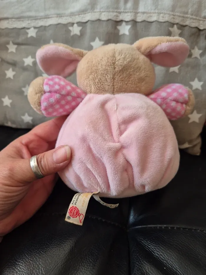 peluche ours rose - photo numéro 4