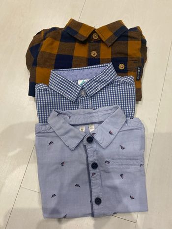 Lot de 3 chemises 3 mois