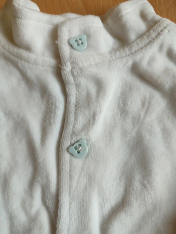 Veste blanche douce neuve Petit Kimbaloo en 3M - photo numéro 3