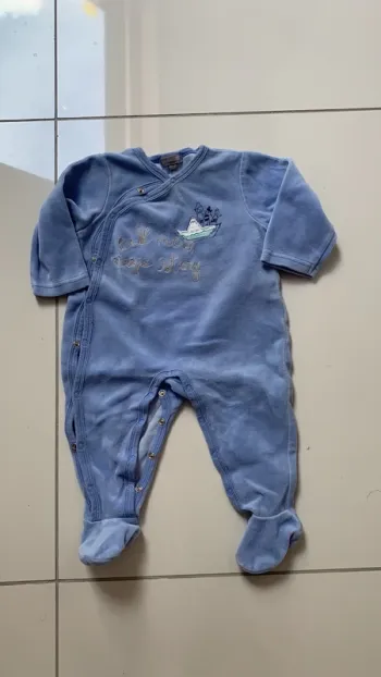 Pyjama 6 mois velours