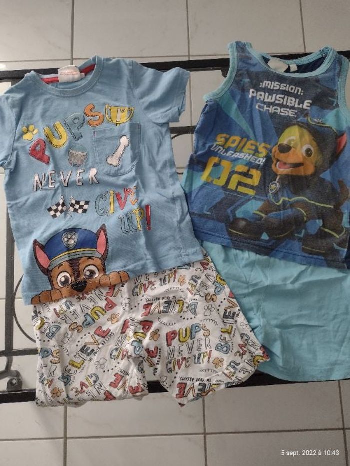 Lot de 2 pyjamas shorts