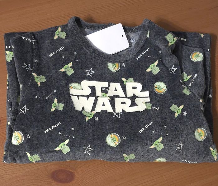Neuf (non porté) 💙🏷superbe  pyjama  star wars 24mois Garçon 🏷💙