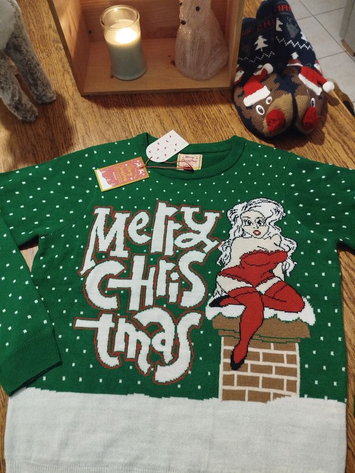 Pull de Noël mixte T.s - photo numéro 3