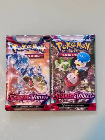 Lot 2 Boosters Pokémon Scarlet & Violet