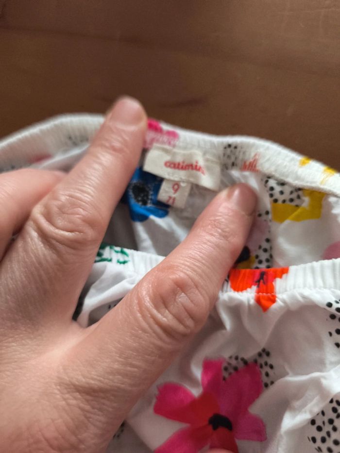 Ensemble robe bébé 9 mois Catimini très bon état - photo numéro 7