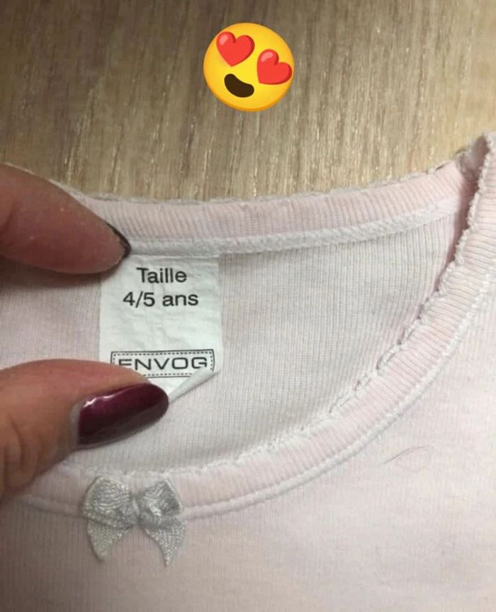 Lot de 7 maillots de corps MC 4/5ans plusieurs marques - photo numéro 9