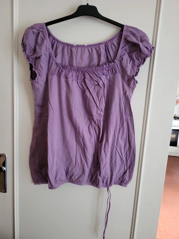 Blouse mauve