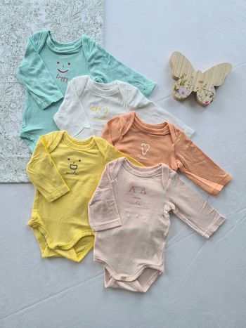 Lot bodies manches longues