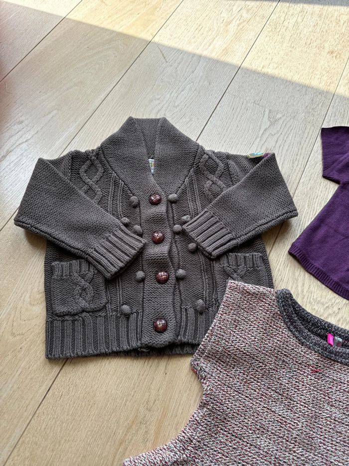 Lot de Gilets fille 2ans - photo numéro 2