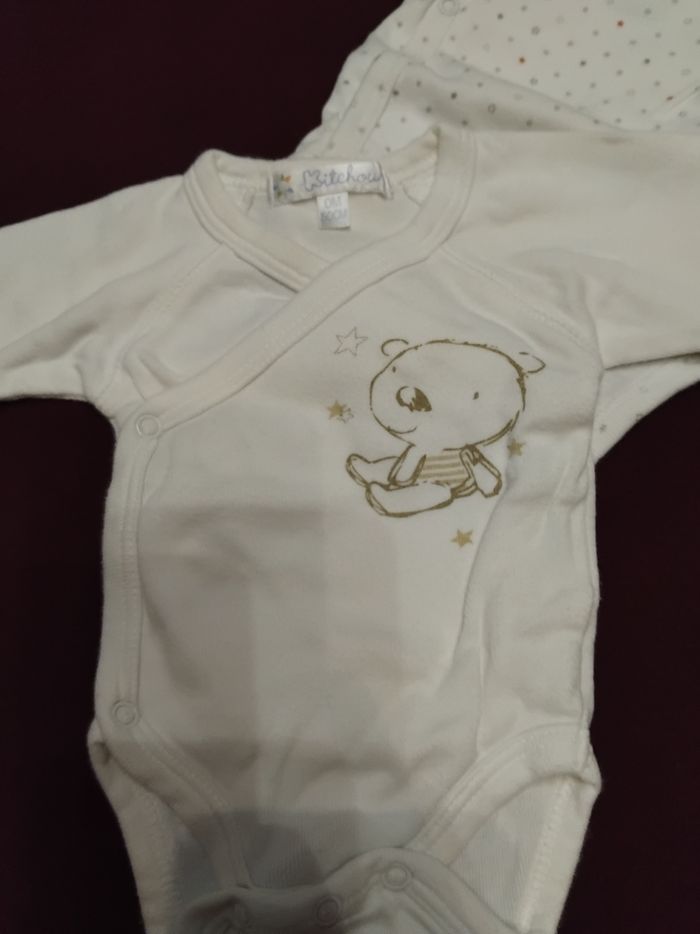 Lot de 7 bodies taille naissance et 1 mois - photo numéro 8