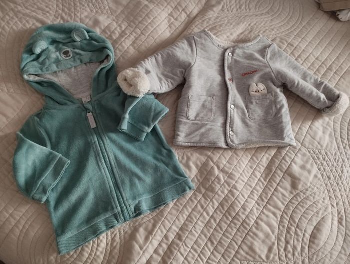 Lot de deux gilets 3 mois