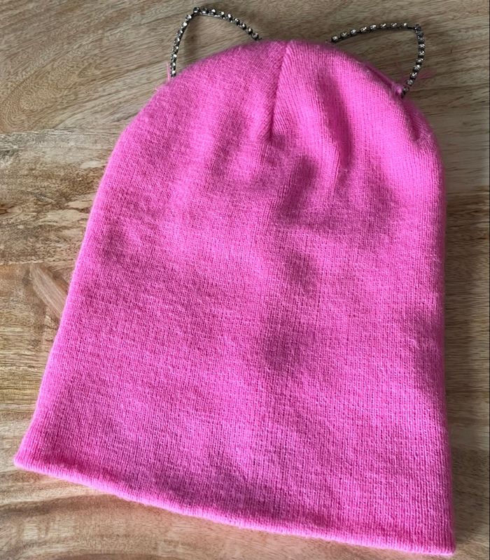 Bonnet Clair’s Rose orné de sequins et Brodé Clair’s taille unique - photo numéro 7