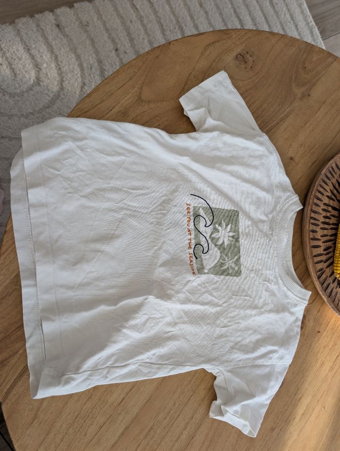 T shirt blanc Zara - photo numéro 2