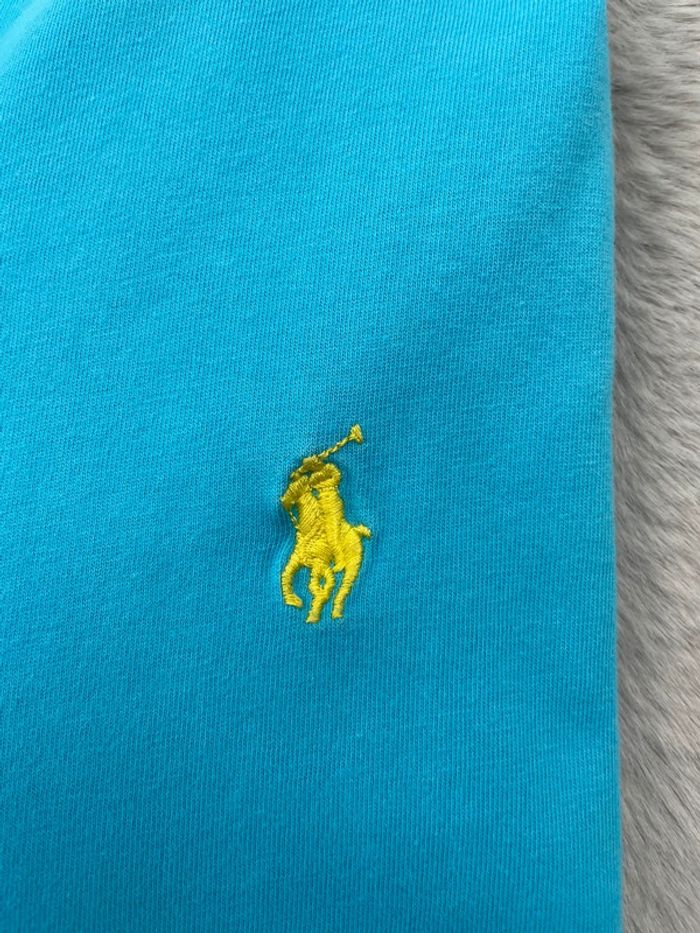 T-shirt Ralph Lauren Logo brodé jaune - Taille XXL - photo numéro 4