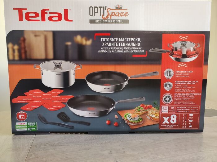 Set TEFAL OPTI'SPACE Tout Feux et Induction. - photo numéro 2
