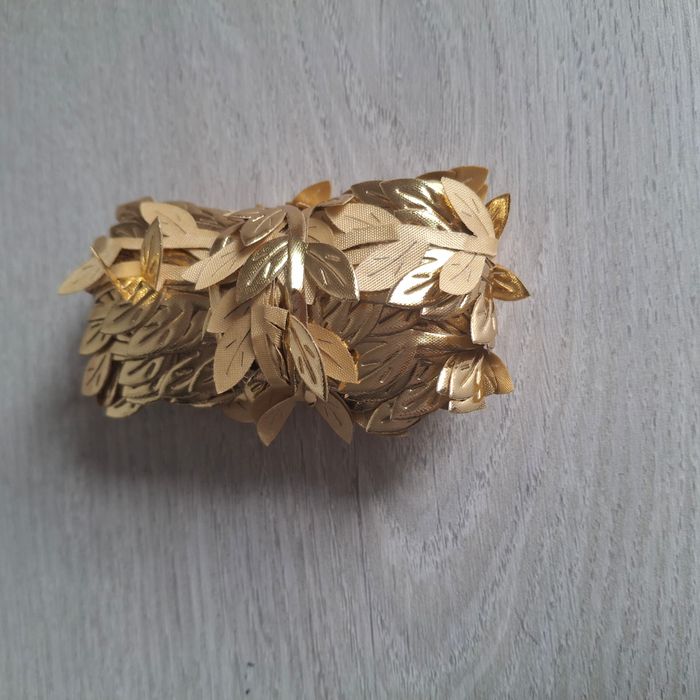Ruban de feuilles dorées de 10 mètre - DIY, cadeaux & déco - photo numéro 4