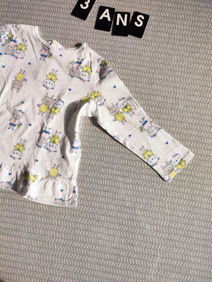 T-shirt manches longues fille - Tex - 3 ans - photo numéro 4