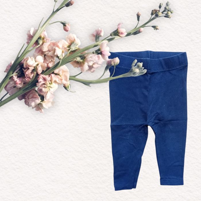 Legging bleu bébé fille taille 6 mois