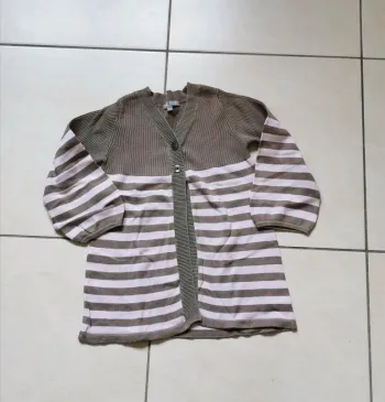 Gilet long vynil fraise 5 ans