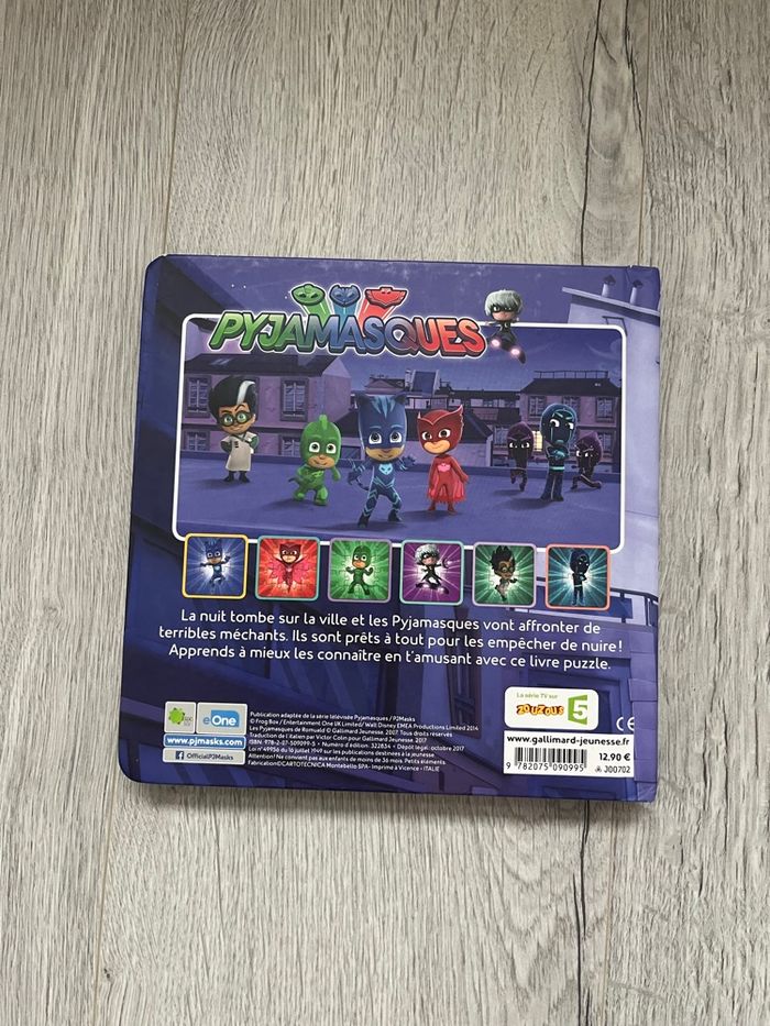 Livre puzzle Pyjamasques – Héros et puzzles intégrés 🦸‍♂️📚 - photo numéro 2