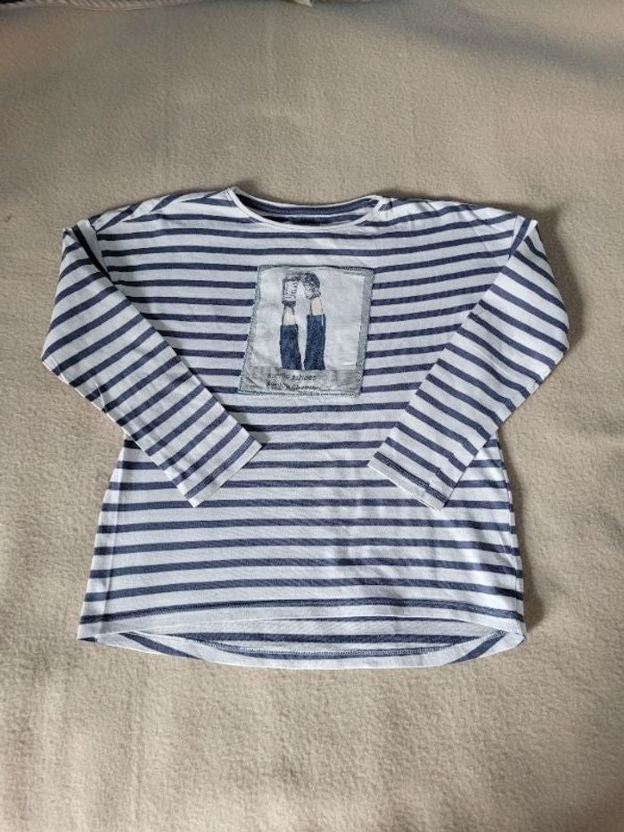 T-shirt manches longues vertbaudet 8 ans