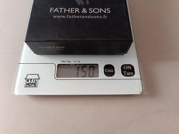 Portefeuille en cuir et coton father and son noir intérieur bleu marine. - photo numéro 11