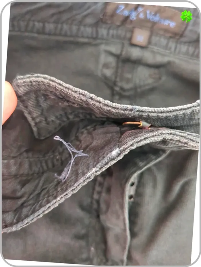 Pantalon Jeans femme Zadig & Voltaire 38 - photo numéro 7