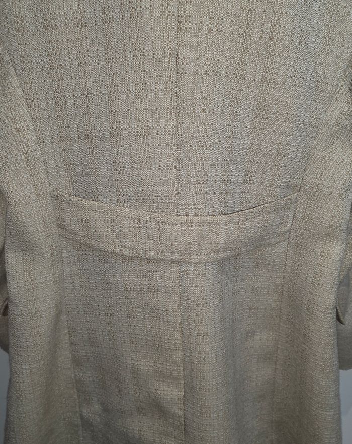 Blazer longe beige/crème claude havrey 40 - photo numéro 5