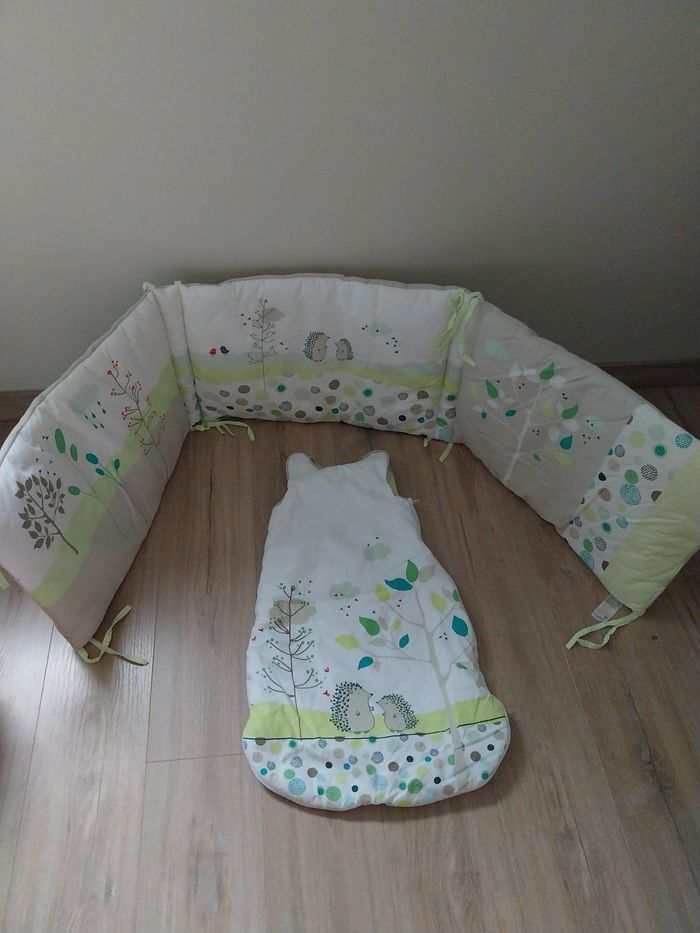 Tour de lit, gigoteuse et draps