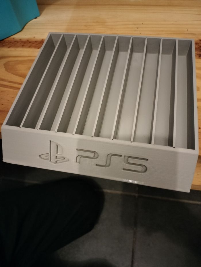 Support rangement jeux vidéos PlayStation 5 PS5 NEUF de couleur gris