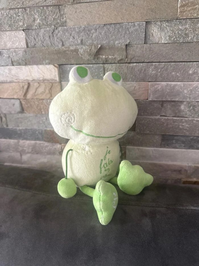 Peluche grenouille cadet Rousselle - photo numéro 4