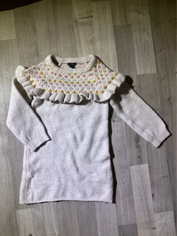 Robe polaire beige Kiabi