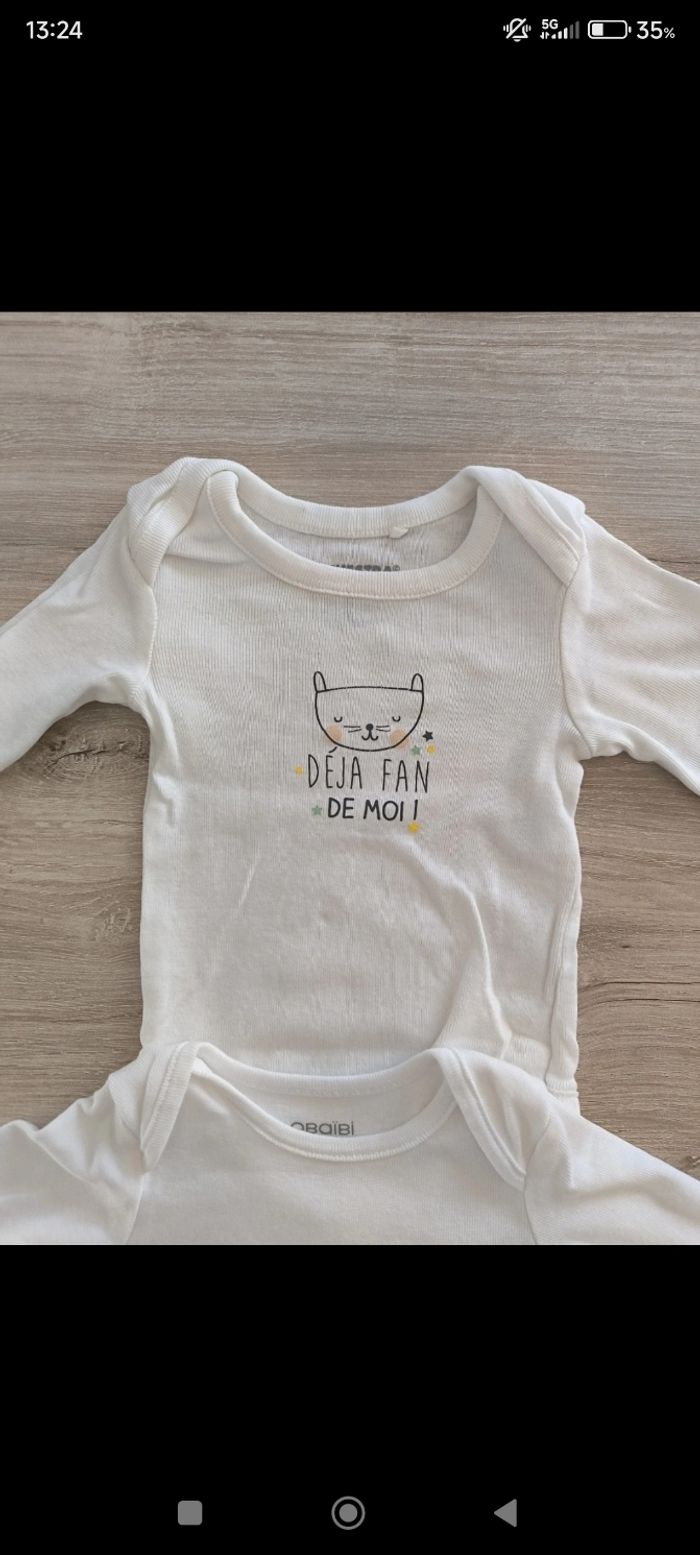 Bodies taille 1 mois - photo numéro 3