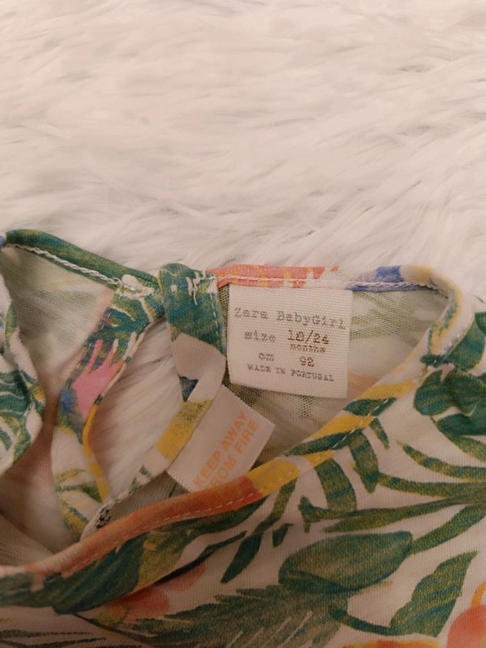 T-shirt jungle à manches courtes T. 18 - 24 mois Zara BabyGirl - photo numéro 6