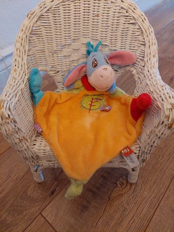 Doudou plat ane bourriquet Disney baby