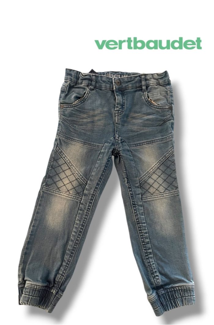 Pantalon - jeans enfant / bleu jeans / enfant / 5ans-110cm / Vertbaudet