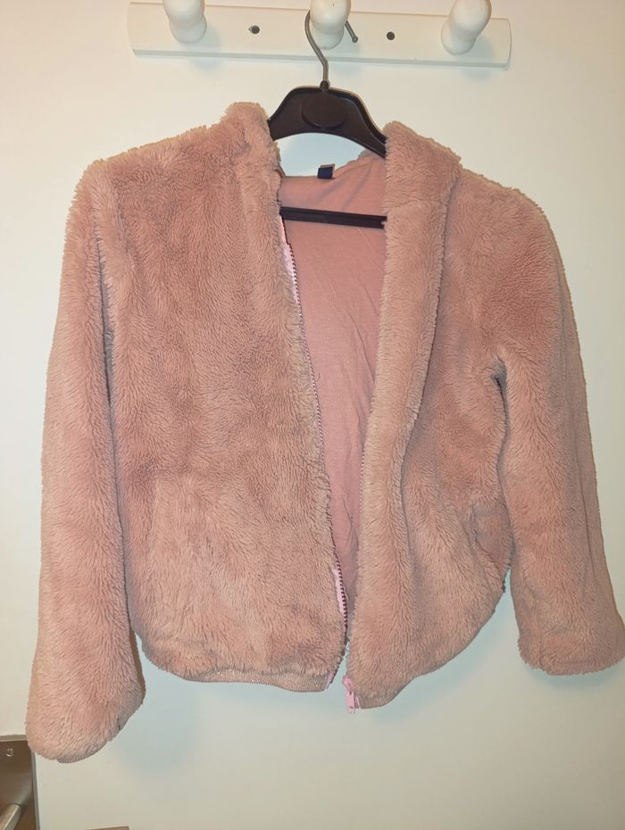 Gilet zippé à capuche tout doux fille Kiabi 10 ans