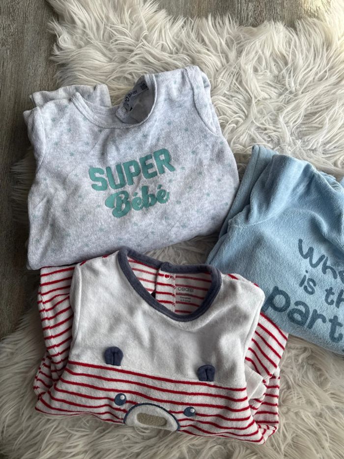 Lot de 3 pyjamas taille 2 ans - photo numéro 3