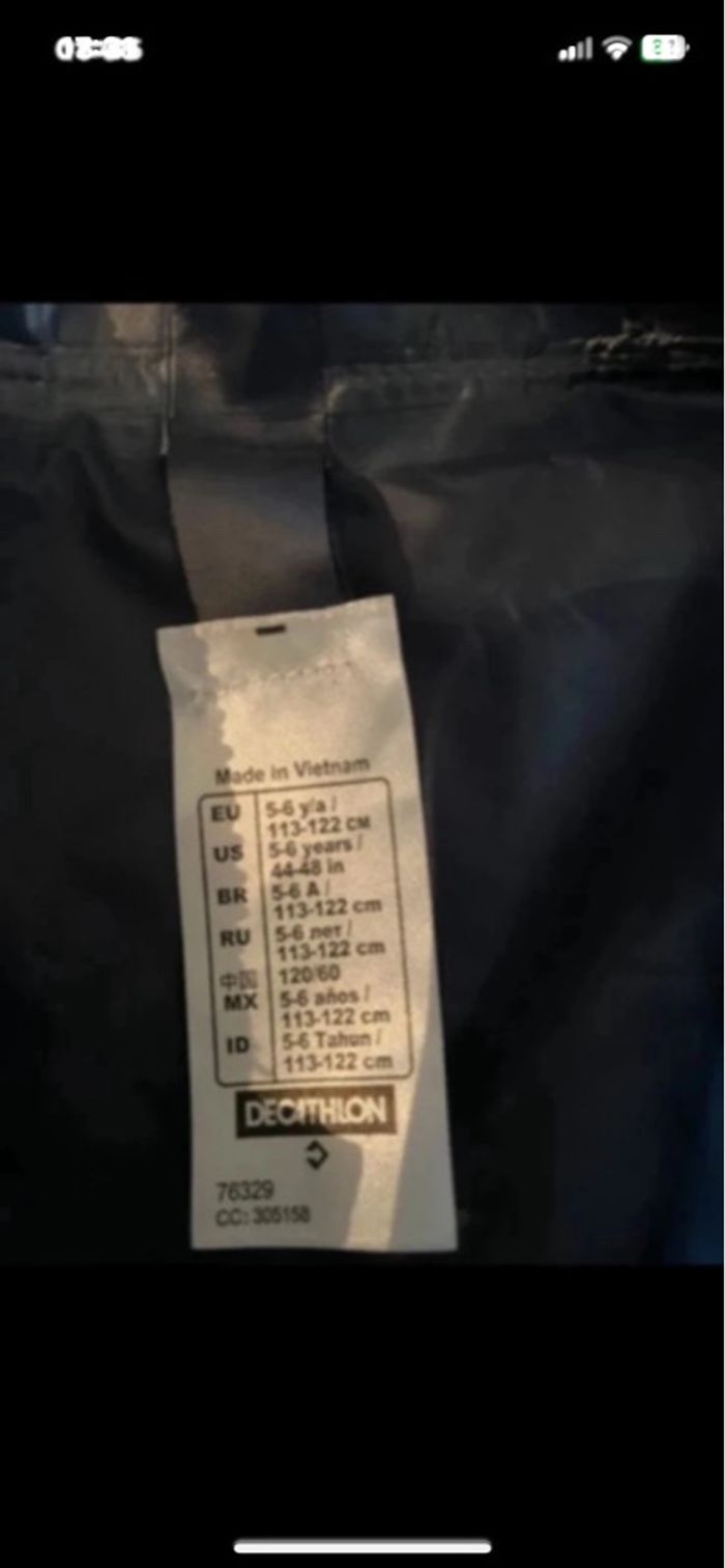 Veste imperméable 6 ans - photo numéro 4