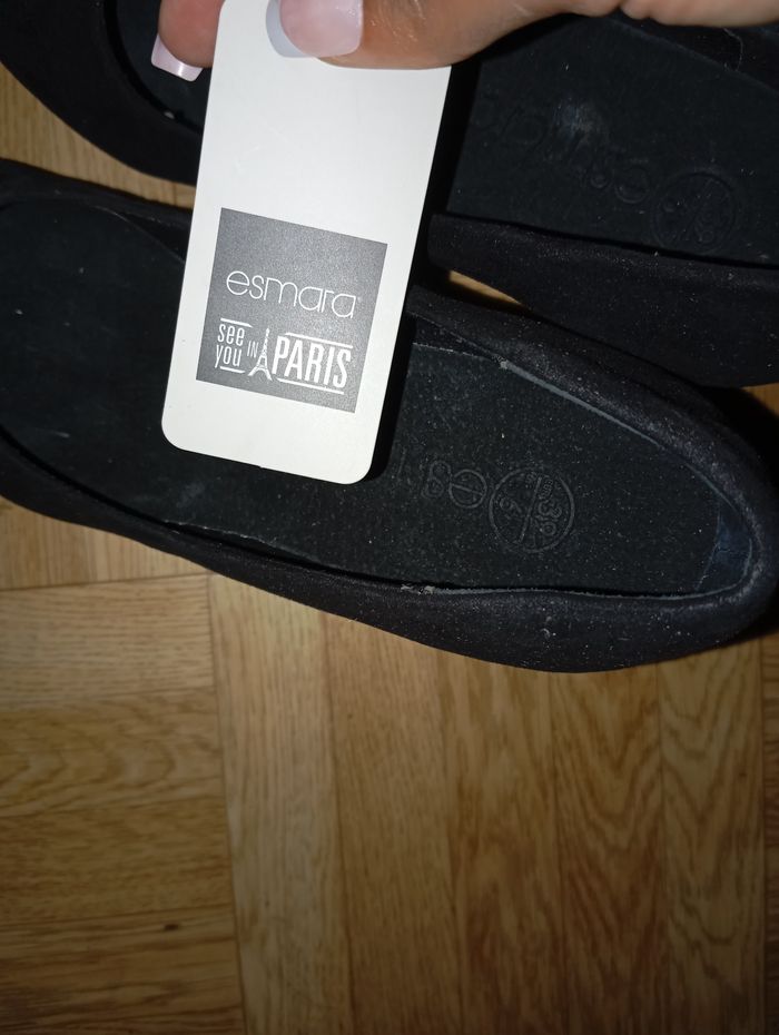 Escarpins talon noir velours esmara 39 - photo numéro 2