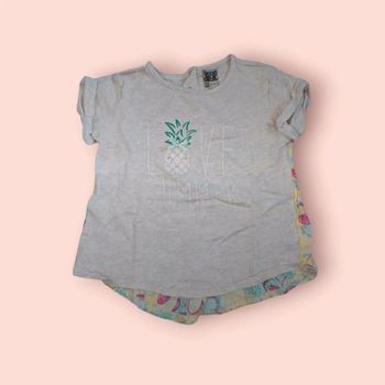 🫶 Tshirt tape a l'oeil taille 23 mois 🩷