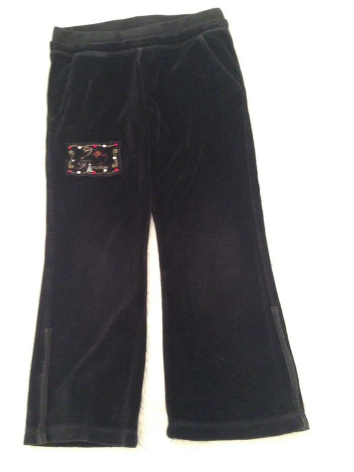 Pantalon  en jersey de velours lisse