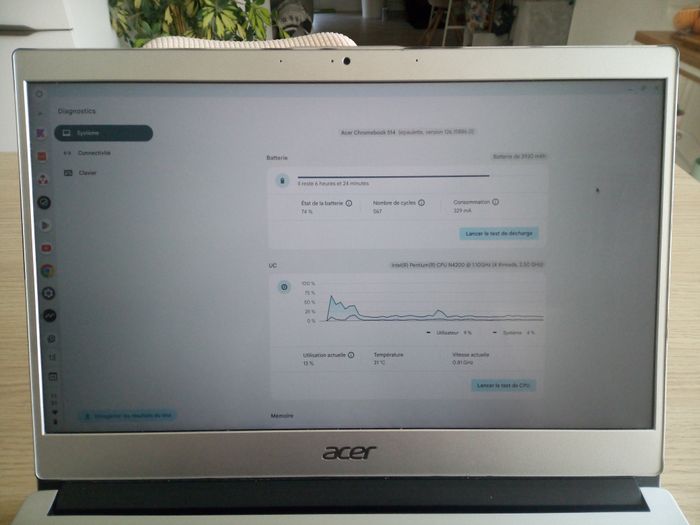 PC Portable ACER Chromebook 514 Tactile 128Go - (07/2020)
