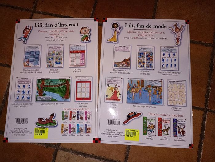 Lot deux livres Lili de max et lili - photo numéro 2