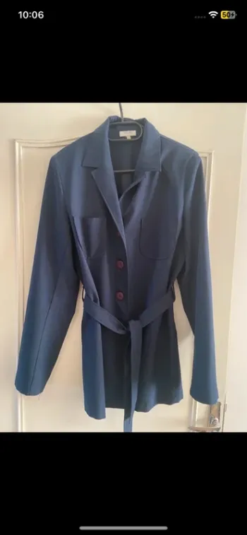 Blazer léger ceinturé