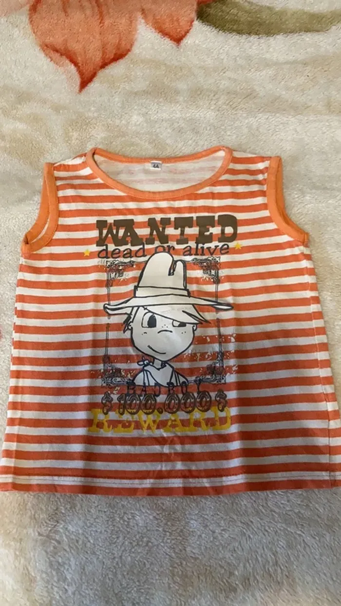 Marcel marinière orange 4 ans